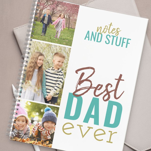 Cuaderno Mejor foto de papá jamás Personalizado 3 (Subido por el creador)