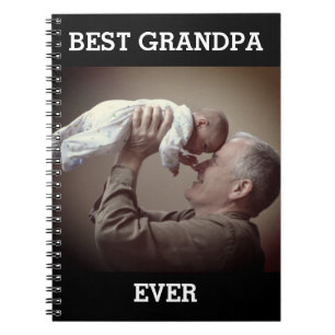 Cuaderno Mejor foto del abuelo jamás Personalizado crea la