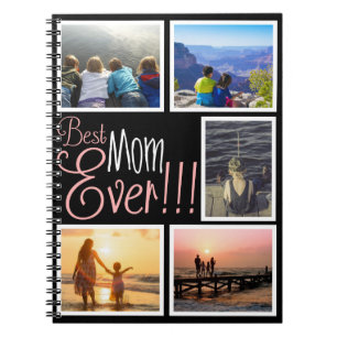 Cuaderno Mejor foto del Día de la Madre de Mamá
