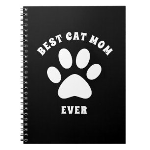 Cuaderno Mejor Gato Mamá Personalizado Texto Personalizado