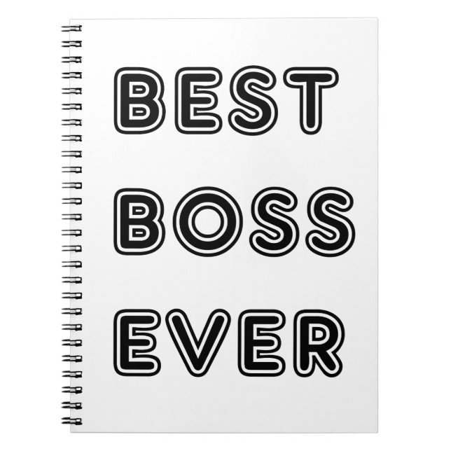 Cuaderno Mejor Jefe de la Historia (Frente)