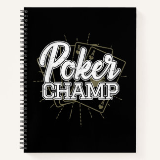 Cuaderno Mejor juego de cartas de póker del jugador