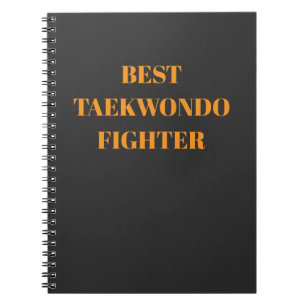 Cuaderno Mejor luchador de taekwondo