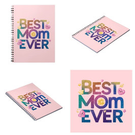 Cuaderno Mejor Madre Corazón y Flores