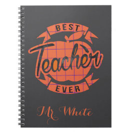 Cuaderno Mejor maestro de un portátil de fotos personalizad