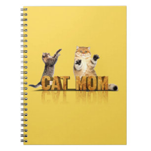 Cuaderno Mejor mamá de gatos   regalo de mamá de gato