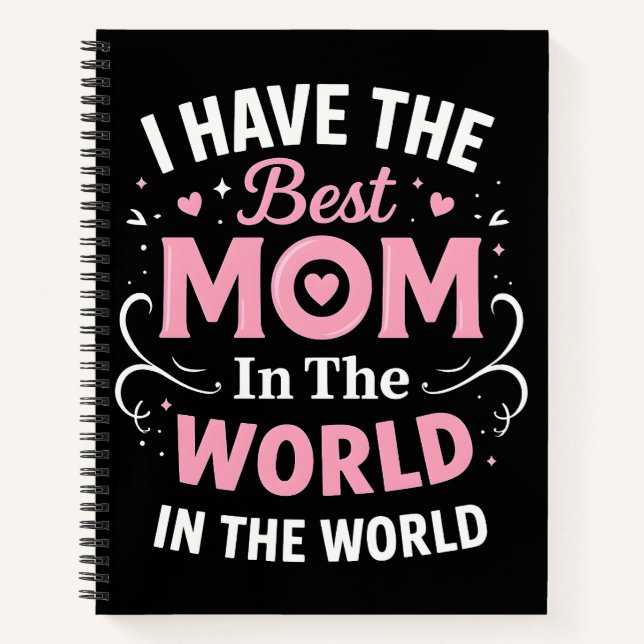 Cuaderno Mejor Mamá del mundo (Anverso)
