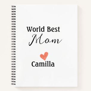 Cuaderno Mejor mamá del mundo feliz día de la madre abuela