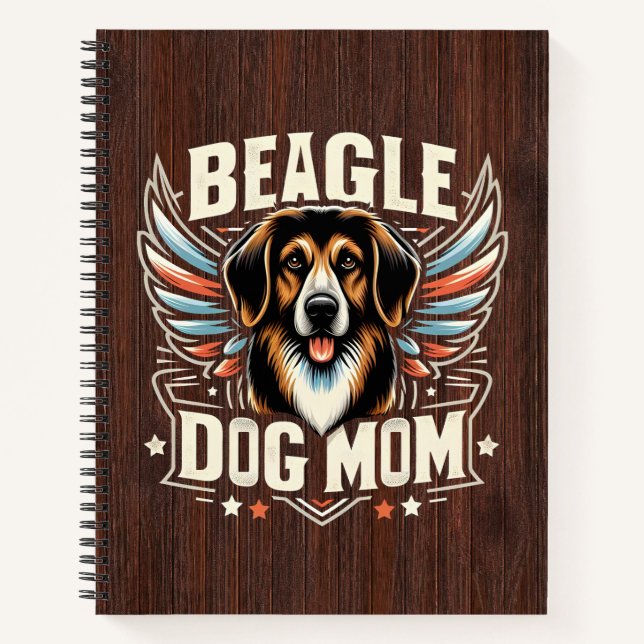 Cuaderno Mejor Mamá Perro Beagle - Regalo de Perro Beagle (Anverso)