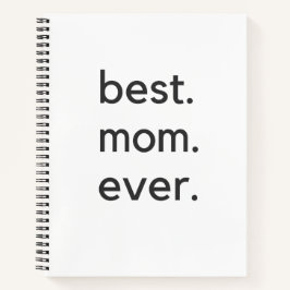 Cuaderno mejor. mamá. siempre oscuro.