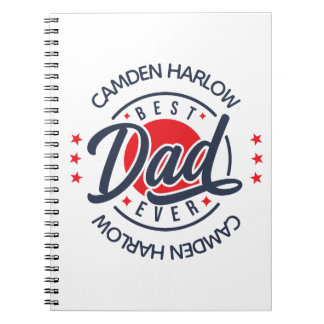 Cuaderno Mejor nombre de papá para el progreso del golf