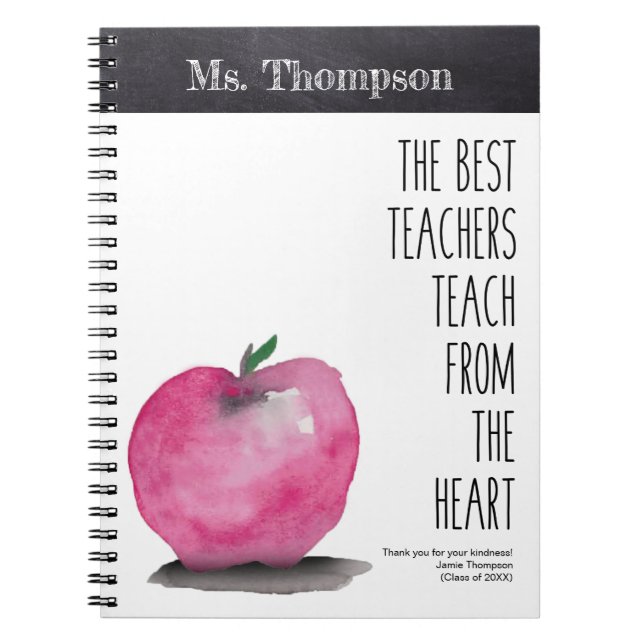Cuaderno Mejor oferta de profesores Apple WaterColor (Frente)