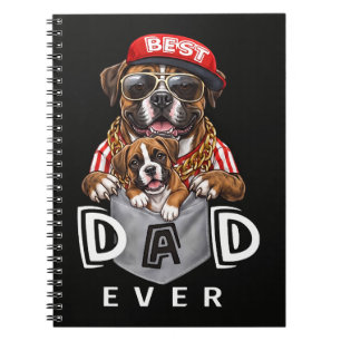 Cuaderno Mejor Papá Boxer de Todos los Tiempos