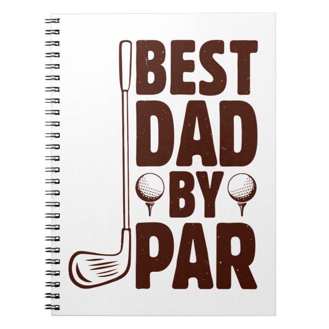 Cuaderno Mejor Papá De Par Golf Dad (Frente)
