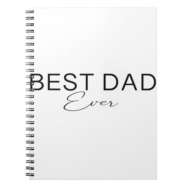 Cuaderno mejor papá del mundo (Frente)