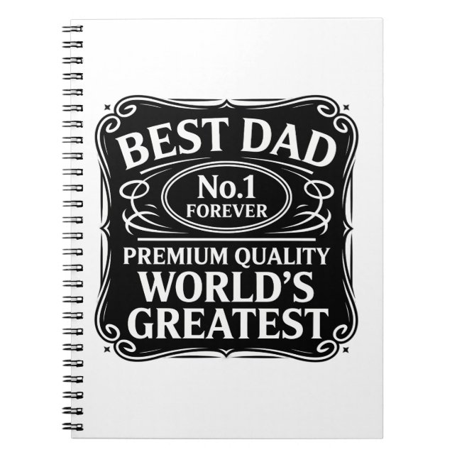 Cuaderno Mejor Papá del Mundo (Frente)