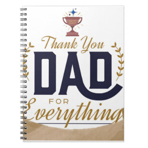 Cuaderno Mejor Papá – Diseño de Agradecimiento