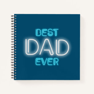 Cuaderno Mejor Papá Feliz Día del Padre   Portátil