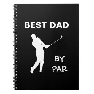 Cuaderno Mejor Papá Por Par Golf Daddy Golfer Pun Día del P