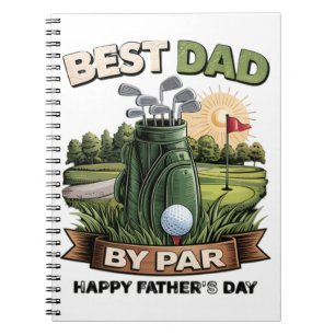 Cuaderno Mejor Papá Por Par Papá Golf Divertido