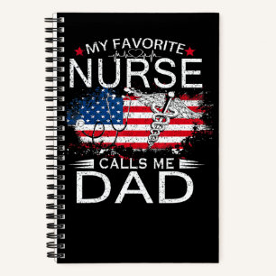 Cuaderno Mejor para enfermera padre enfermero