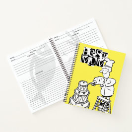 Cuaderno Mejor pastelero decorador de pastel gigante de mam