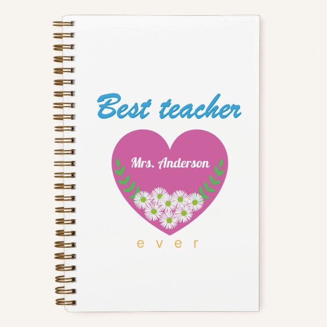Cuaderno Mejor profesor de historia (Anverso)