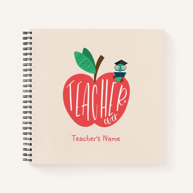 Cuaderno Mejor profesor de la historia, el maestro aprecia  (Anverso)