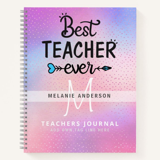 CUADERNO MEJOR PROFESOR DE LA JORNADA (Anverso)