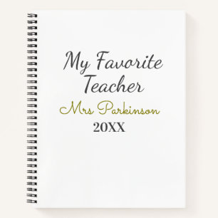 Cuaderno Mejor profesor que nunca añada un nombre de fecha