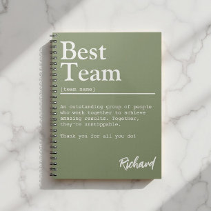 Cuaderno Mejor reconocimiento de Personalizado de definició