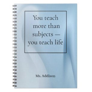 Cuaderno Mejor regalo de inspiración para maestro