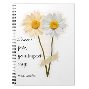 Cuaderno Mejor regalo de inspiración para maestro