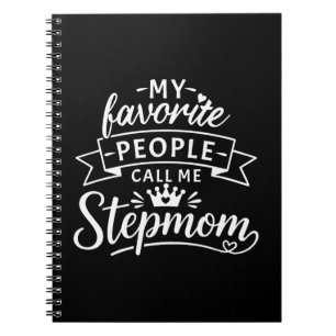 Cuaderno Mejor regalo de madrastra de familia mezclada lind
