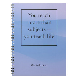 Cuaderno Mejor regalo de maestro inspirador