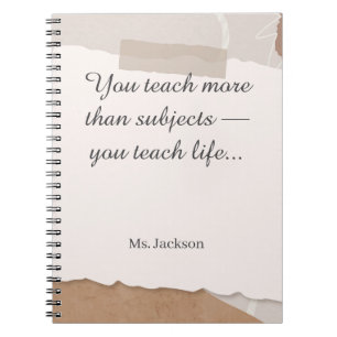 Cuaderno Mejor regalo de maestro inspirador