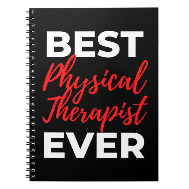 Cuaderno Mejor Terapeuta Físico de Todos los Tiempos (Frente)