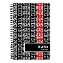 Mejor Vida Personalizada Ever Black White Stripe
