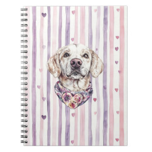 Cuaderno Mejores Amigos Por Siempre Perro Corazones Rosa Mo