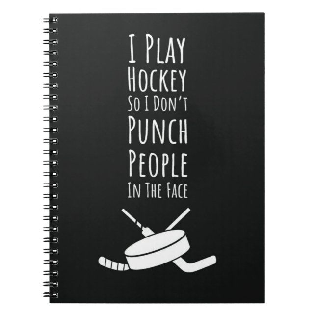 Cuaderno Mejores Regalos Para Jugadores De Hockey Atleta Eq (Frente)