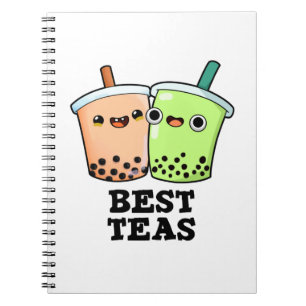 Cuaderno Mejores Tés Mejores Amigas Bromas Té Boba Chiste