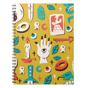 Cuaderno Melange místico: elementos ocultos e inestables