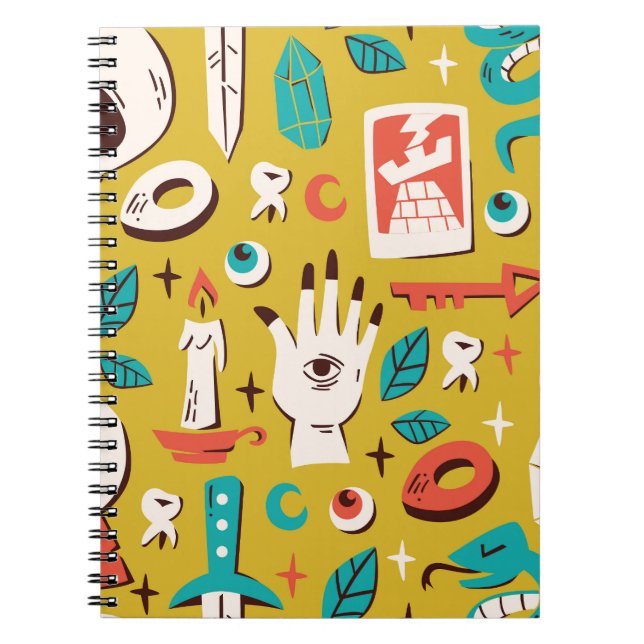 Cuaderno Melange místico: elementos ocultos e inestables (Frente)