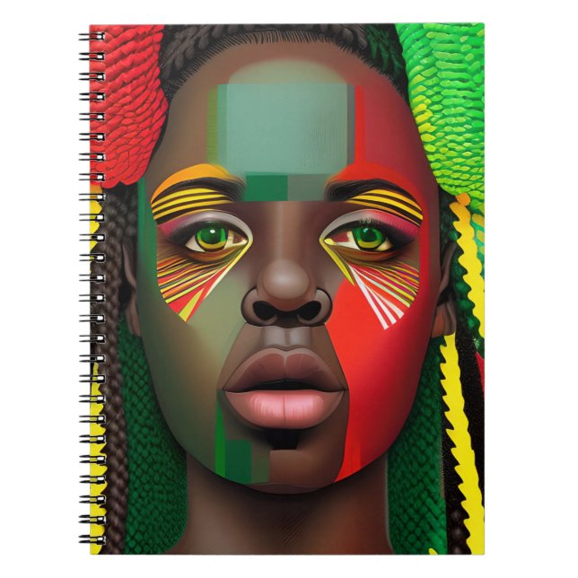 Cuaderno Melanin Melanin Chica Negro Poppin Junetdecimo Rei (Frente)