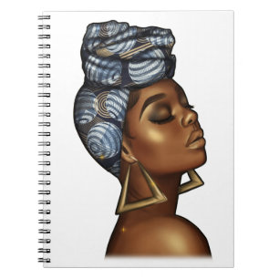 Cuaderno Melanin Melanin Chica Negro Reina de América