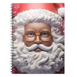 Cuaderno Melanin Navidades Chocolate Papá Noel negro