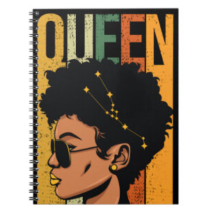 Cuaderno Melanin Queen Black Chica Magic African Sista Love