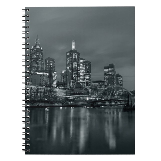 Cuaderno Melbourne por la noche (Frente)