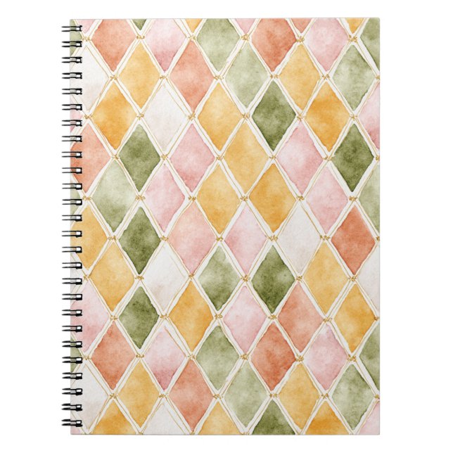 Cuaderno Melocotón Naranja Verde Amarillo Rubor   (Frente)