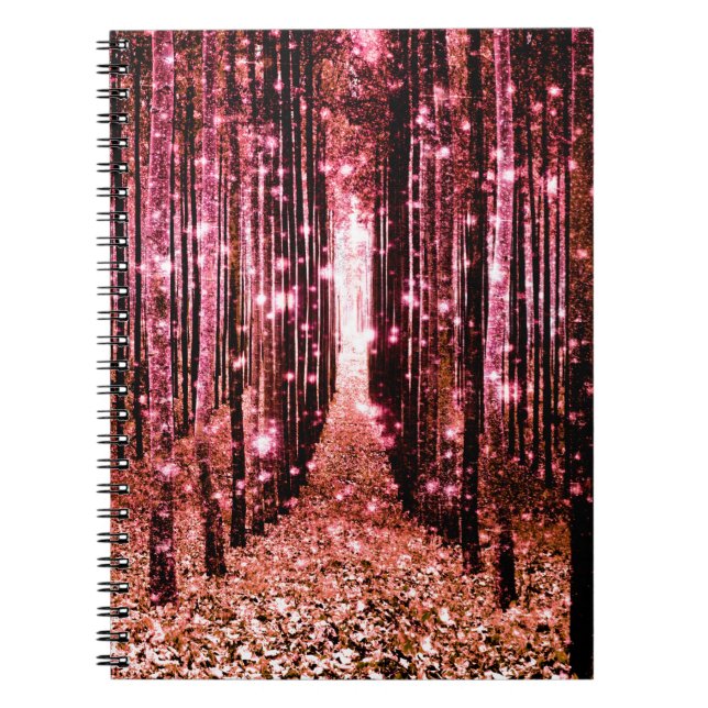 Cuaderno Melocotón Rosa Bosque Mágico (Frente)